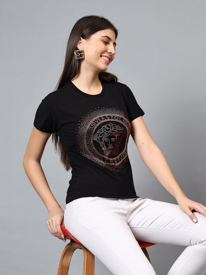 Women Luxury Cotton T-Shirts (RULER)