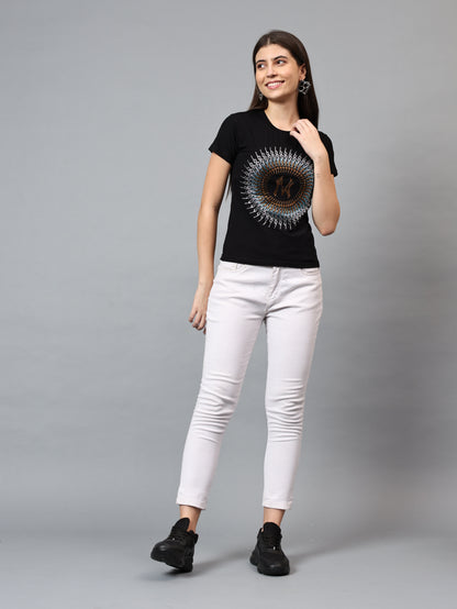 Women Luxury Cotton T-Shirts (NCIRCLE)