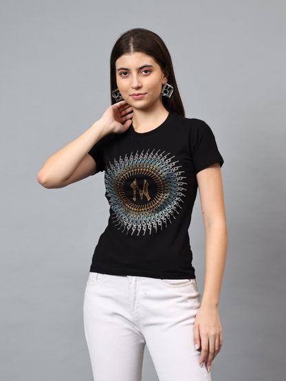 Women Luxury Cotton T-Shirts (NCIRCLE)