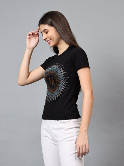 Women Luxury Cotton T-Shirts (NCIRCLE)