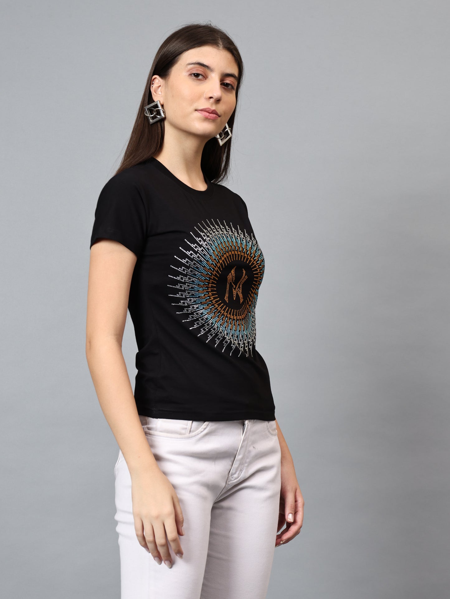 Women Luxury Cotton T-Shirts (NCIRCLE)