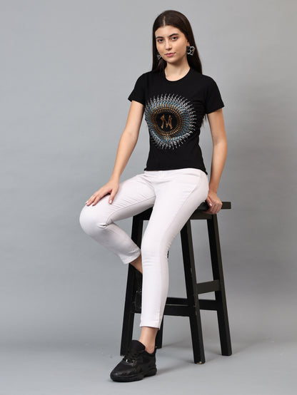 Women Luxury Cotton T-Shirts (NCIRCLE)