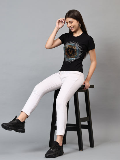 Women Luxury Cotton T-Shirts (NCIRCLE)