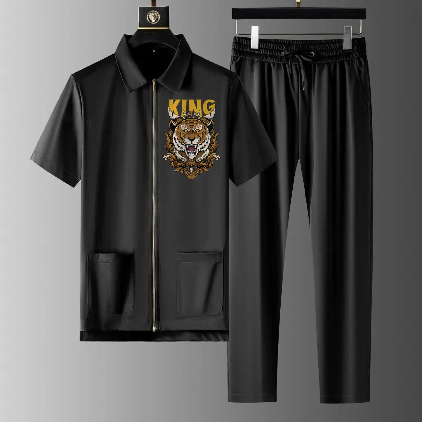 Luxury Zipper Co-ord Set for Men