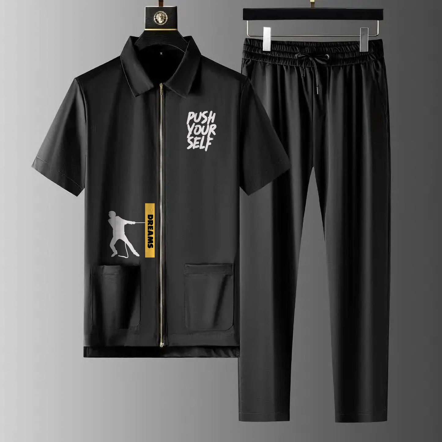 Luxury Zipper Co-ord Set for Men