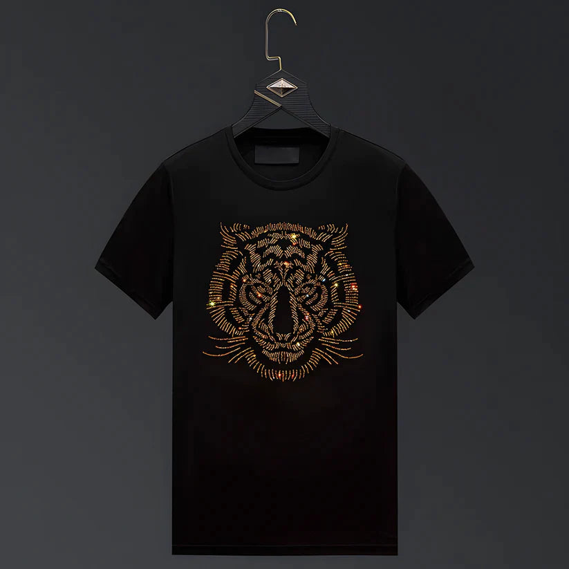 Pack Of 2 Luxury Cotton T-shirts (LION+TIGER 1)