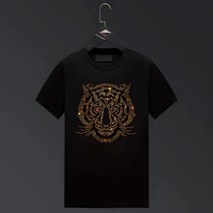 Pack Of 2 Luxury Cotton T-shirts (TIGER1+QUEEN)