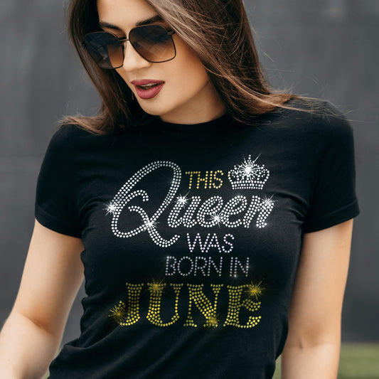 The June Queen Premium Cotton T-shirt (A3)