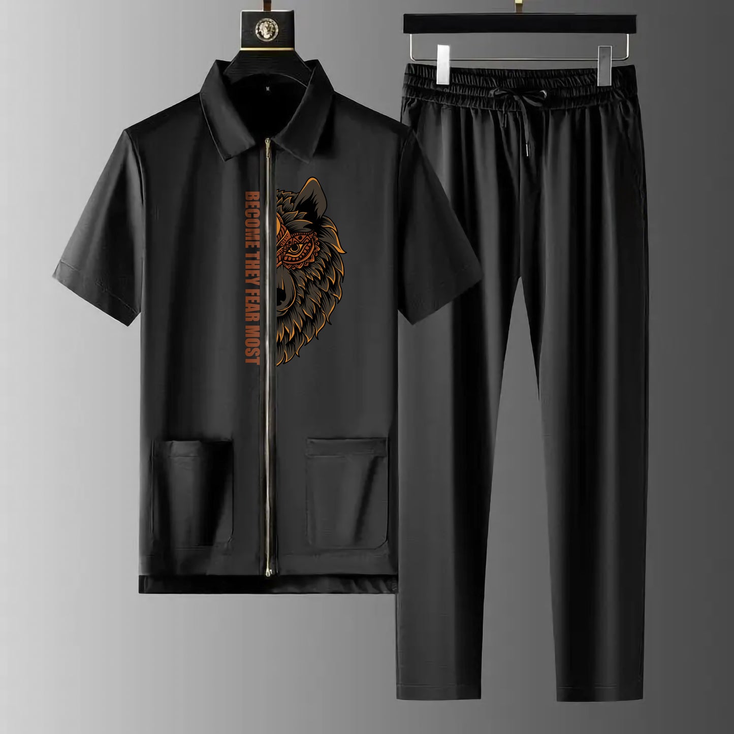 Luxury Zipper Co-ord Set for Men